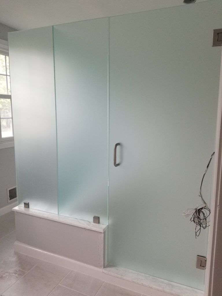 Frosted Glass Shower Doors Alba Glass Mirror Inc